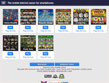 Tablet Screenshot of classic-roulette.com